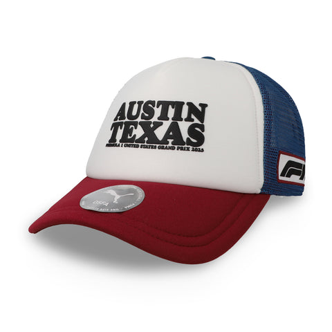 Gorra F1 FW SE Austin Puma Blanca/Azul Unitalla