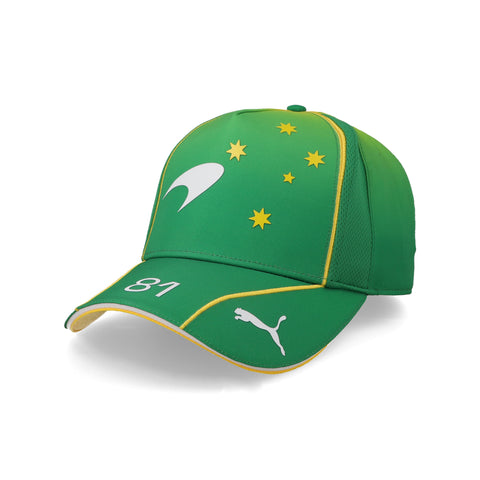Gorra McLaren F1 Piastri Australia Verde Unitalla