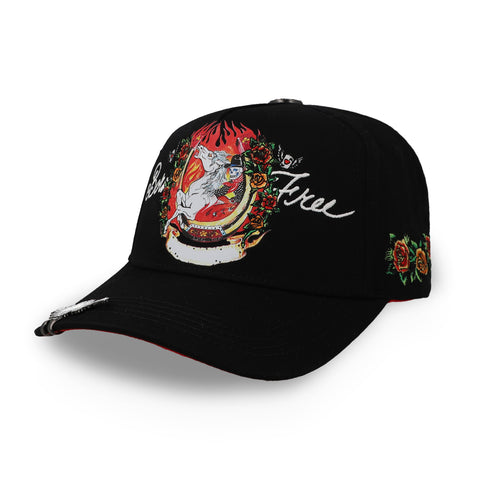 Gorra Ed Hardy Born Free Negra Unitalla