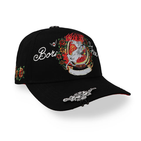 Gorra Ed Hardy Born Free Negra Unitalla