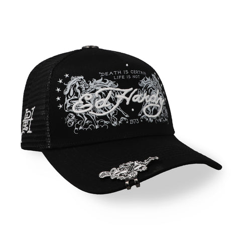 Gorra Ed Hardy Death Is Certain Negra Unitalla