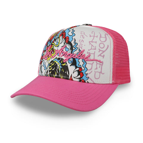 Gorra Ed Hardy Los Angeles Rosa Unitalla