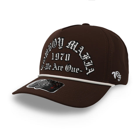 Gorra Oak Feather Cowboy Mafia Café Unitalla