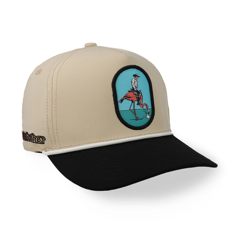 Gorra Oak Feather Flamenco Beige/Negro Unitalla