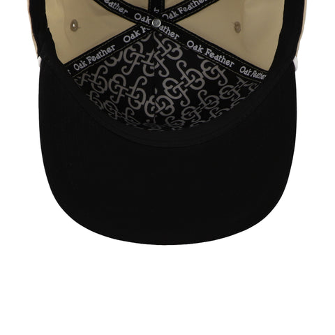 Gorra Oak Feather Flamenco Beige/Negro Unitalla
