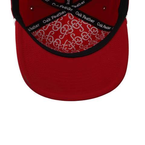 Gorra Oak Feather Country Club Roja Unitalla