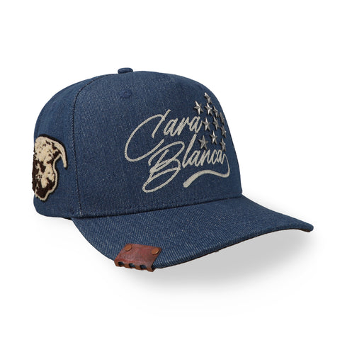 Gorra Cara Blanca Starlight Rodeo Denim Azul Unitalla