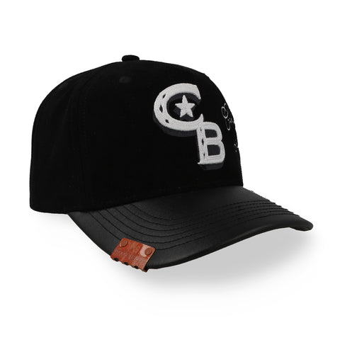 Gorra Cara Blanca Buckle Crown Negra Unitalla