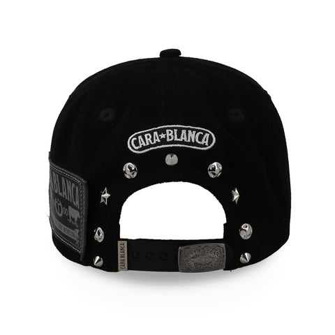 Gorra Cara Blanca Buckle Crown Negra Unitalla