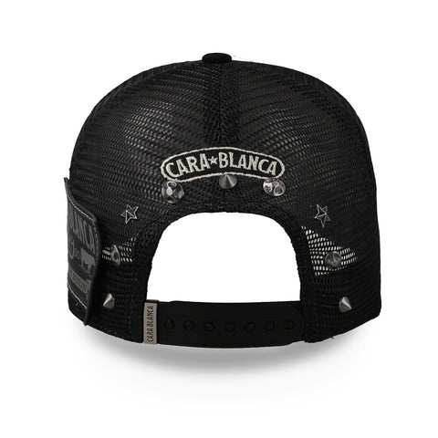 Gorra Cara Blanca Blackdraft Trucker Negra Unitalla
