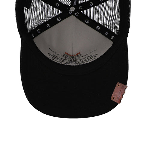 Gorra Cara Blanca Blackdraft Trucker Negra Unitalla