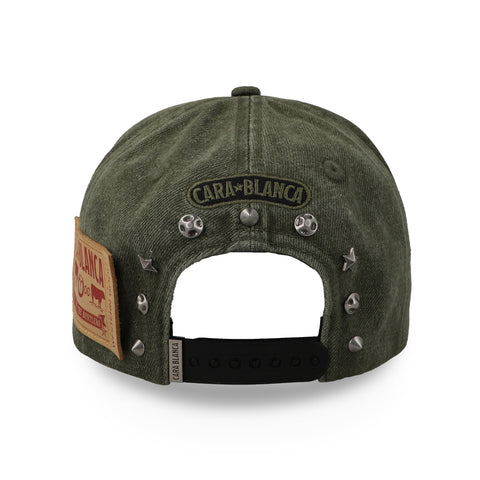 Gorra Cara Blanca Outlaw Sage Fade Denim Verde Unitalla