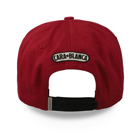 Gorra Cara Blanca Cattleman Horns Roja Unitalla
