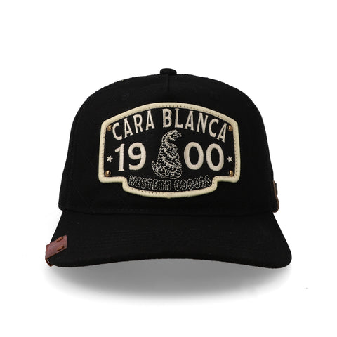 Gorra Cara Blanca Cattleman Wokman Negra Unitalla