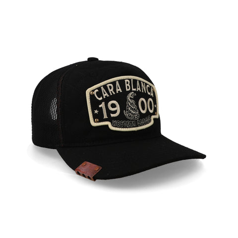 Gorra Cara Blanca Cattleman Wokman Negra Unitalla
