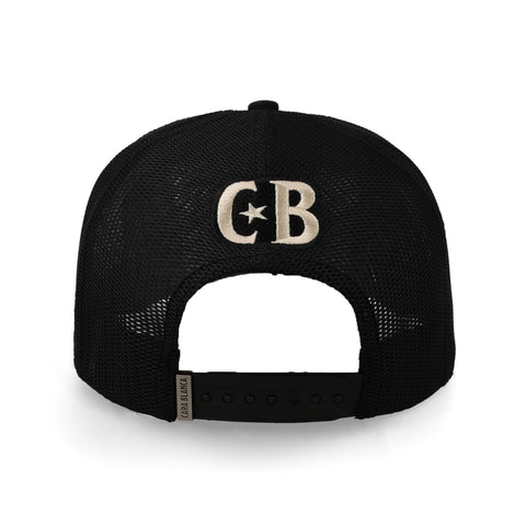 Gorra Cara Blanca Cattleman Wokman Negra Unitalla