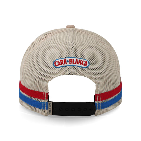 Gorra Cara Blanca Double Line Hereford Almendra Unitalla