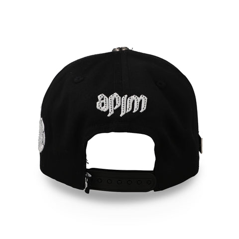 Gorra Aplomo Crystals II Negra Unitalla