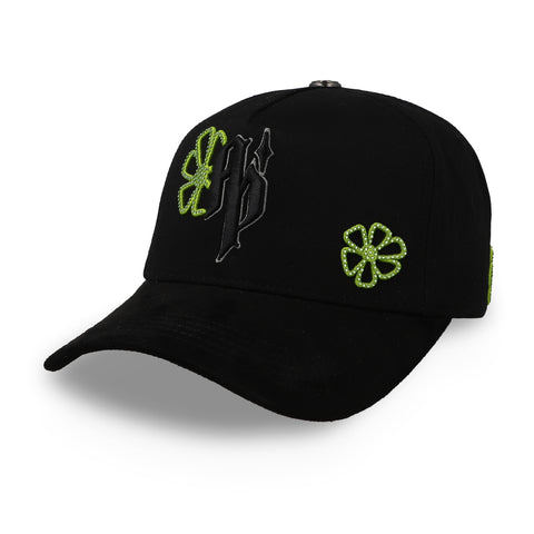 Gorra Aplomo FLWRS Negra Unitalla