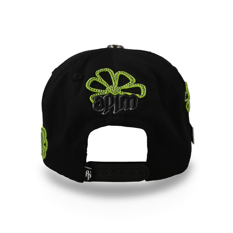 Gorra Aplomo FLWRS Negra Unitalla