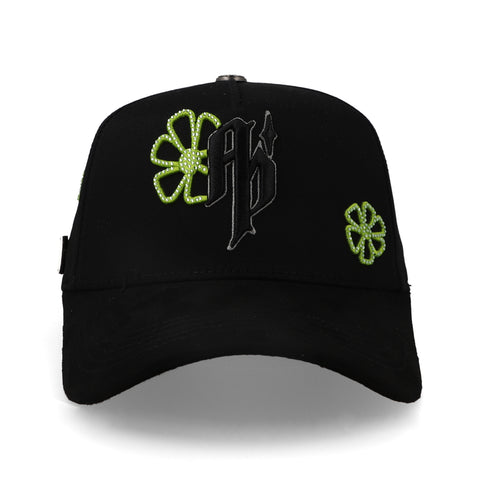 Gorra Aplomo FLWRS Negra Unitalla