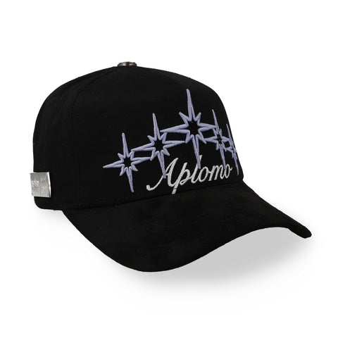 Gorra Aplomo Shine Negra Unitalla