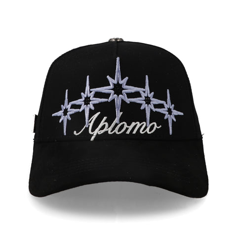 Gorra Aplomo Shine Negra Unitalla