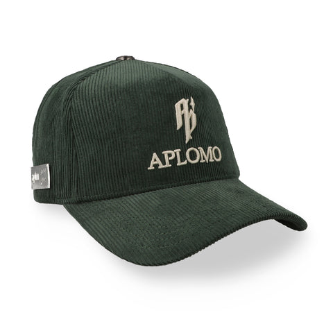 Gorra Aplomo Mini Corduroy Verde Oscuro Unitalla