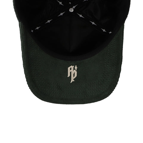 Gorra Aplomo Mini Corduroy Verde Oscuro Unitalla