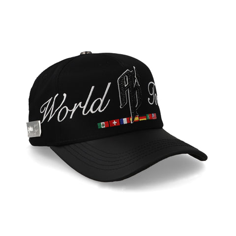 Gorra Aplomo World Tour Negra Unitalla