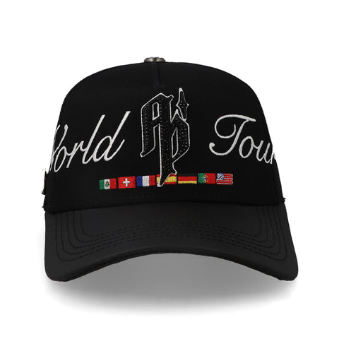 Gorra Aplomo World Tour Negra Unitalla
