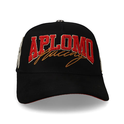 Gorra Aplomo Racing Negra Unitalla