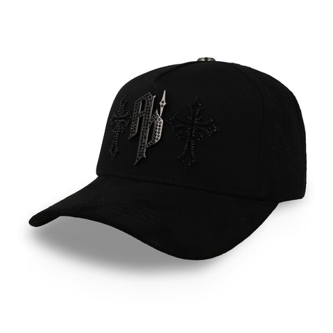 Gorra Aplomo Crosses Negra Unitalla