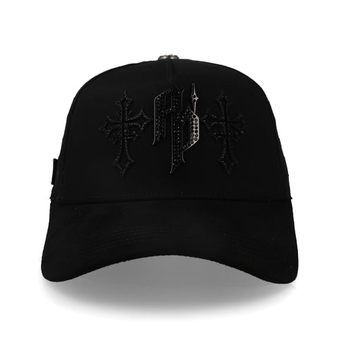 Gorra Aplomo Crosses Negra Unitalla