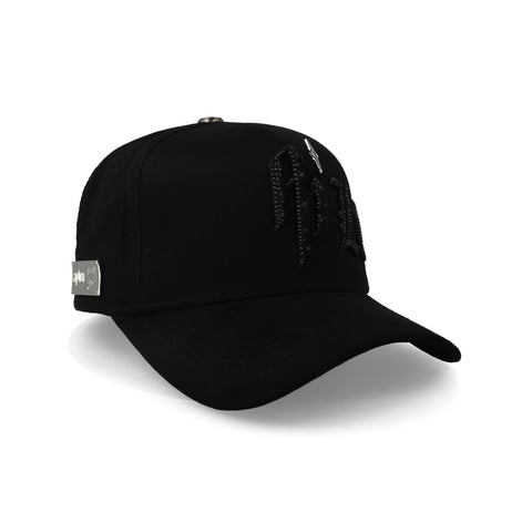 Gorra Aplomo Crystals II All Black Negra Unitalla