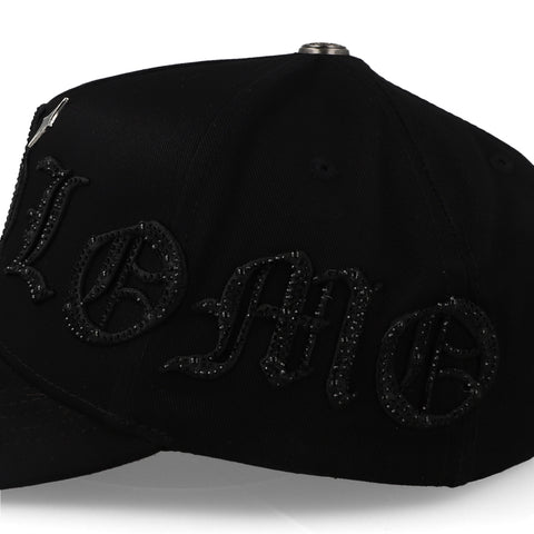Gorra Aplomo Crystals II All Black Negra Unitalla