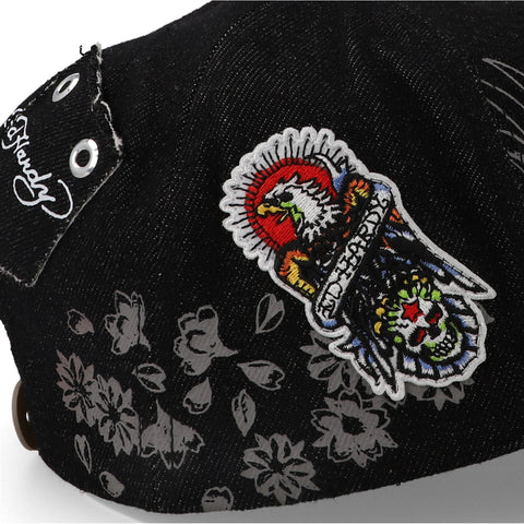 Gorra Ed Hardy Brave Hearts Stay True Negra Unitalla