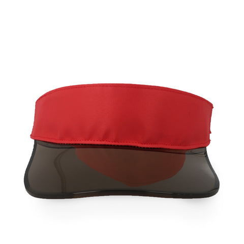 Gorra 2CAP Visor Rojo/Acrílico Negro Unitalla