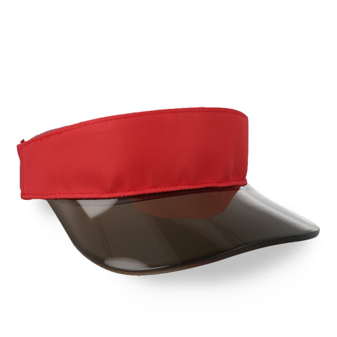 Gorra 2CAP Visor Rojo/Acrílico Negro Unitalla