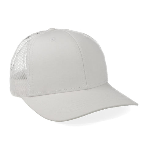 Gorra 2CAP Trucker Clásica 6 Panel Blanca Unitalla