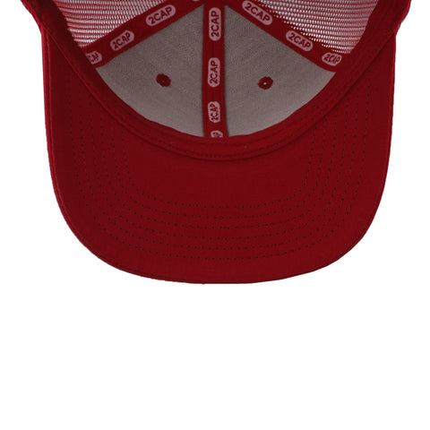 Gorra 2CAP Trucker Clásica 6 Panel Roja Unitalla