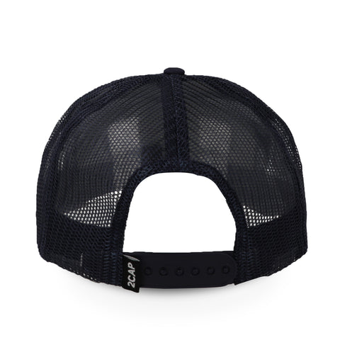 Gorra 2CAP Trucker Clásica 5 Panel Marino Unitalla