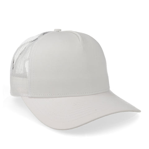 Gorra 2CAP Trucker Clásica 5 Panel Blanca Unitalla
