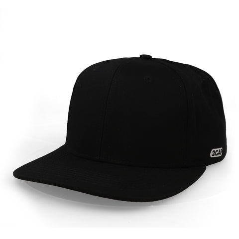 Gorra 2CAP Snapback Algodón Negra Unitalla
