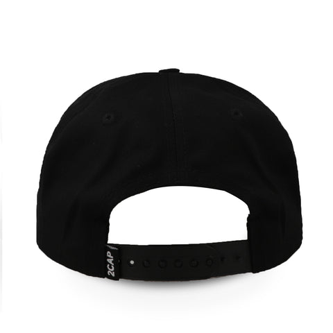 Gorra 2CAP Snapback Algodón Negra Unitalla