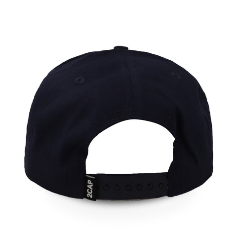 Gorra 2CAP Snapback Algodón Marino Unitalla