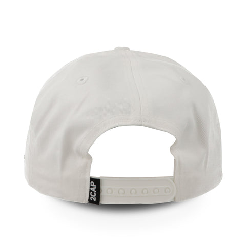 Gorra 2CAP Snapback Algodón Blanca Unitalla