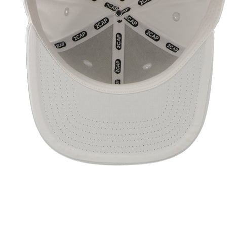 Gorra 2CAP Snapback Algodón Blanca Unitalla