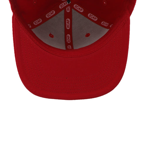 Gorra 2CAP Snapback Algodón Roja Unitalla