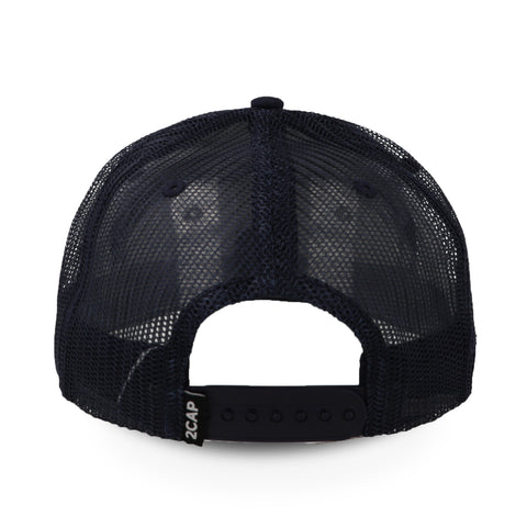 Gorra 2CAP Snapback 7 Panel Marino Unitalla